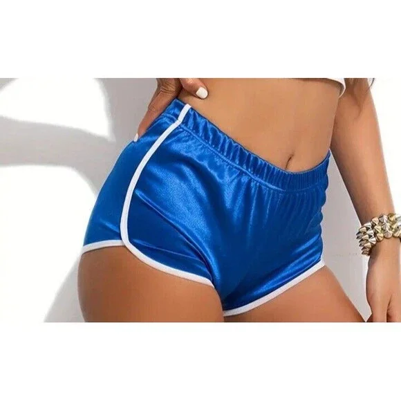 Women's (Yoga/Dance/Athletic)-(Summer)-(Shorts)-(Blue)-(Size-XL)-(New)-$20.00 - Picture 4 of 5